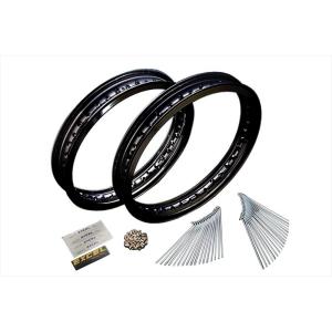 グッズ SR400/500 16インチキット スチールスポーク リア GOODS