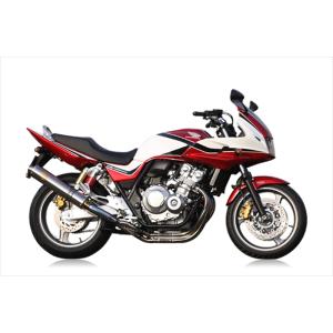 バイク K-FACTORY FRCチタン フルEX SBL-B CB400SF SB REVO 08-13 ケイ