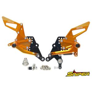 バイク SNIPER スナイパー バックステップ ゴールド レース CBR250RR 20 クイックシフター装着車 SP0117QGD 取寄品 セール｜hatoya-parts-nb