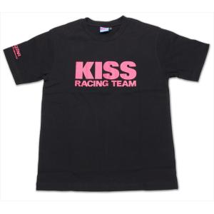 バイク KIJIMA キジマ KISS 2018Tシャツ ブラック ＃レディースS K1345B04 取寄品 セール｜hatoya-parts-nb