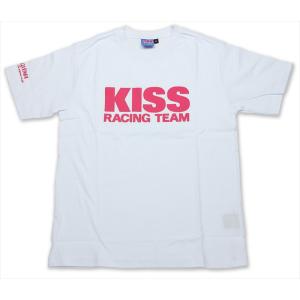 バイク KIJIMA キジマ KISS 2018Tシャツ ホワイト ＃M K1345W06 取寄品 セール｜hatoya-parts-nb