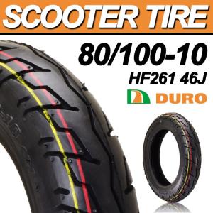 スクータータイヤ 80 100-10 DURO HF261 46J TL デューロ バイク