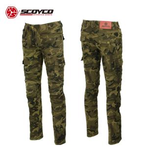 訳あり バイクパンツ SCOYCO スコイコ ライディングジーンズ P043-CAMO 箱潰れ セール｜hatoya-parts-nb