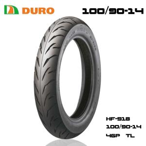 スクータータイヤ 100 90-14 DURO HF918 57P TL デューロ 100 90-14