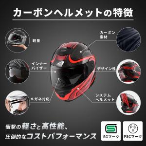 カーボンヘルメット ASTONE(アストン) ...の詳細画像2