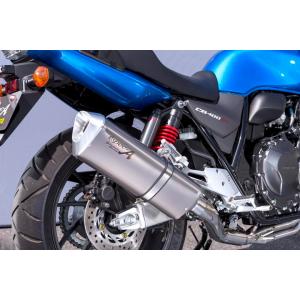 マフラー ヤマモトレーシング SPEC-A チタン4-1 UP カーボン CB400SF