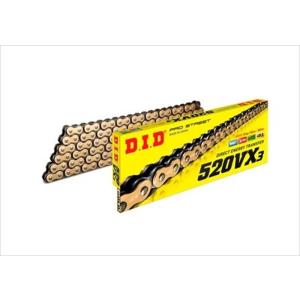 D.I.D DID 520VX3-108L ZJ(カシメ) SILVER 4525516324656 大同工業株式
