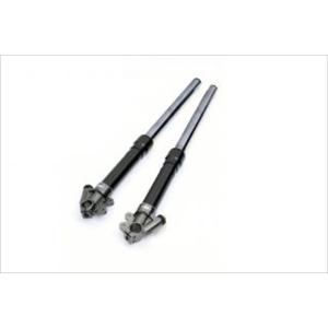 HYPERPRO フロントフォーク 未走行 　仮付けのみ美品 バイク HYPERPRO ハイパープロ AH1フォーク43mm インナーBLK 800mm