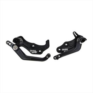 【在庫有り】ステップ オーヴァーレーシング OVER バックステップ 4P Type-2 BLK SR400(FI) 51-401-05B 取寄品｜hatoya-parts