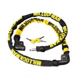 バイク 保管 盗難防止 ドッキングロックミニ BK/YL ML-114