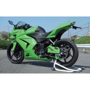 バイク 外装 フルカウル ライムグリーンゲル ストリート Ninja250R 3KNJ25FCS-IG 取寄品｜hatoya-parts