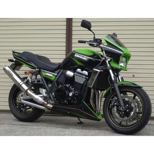 CBX400F用 PRETTY 薄型センバツブレット 黒 マフラー : PRETTYRACING