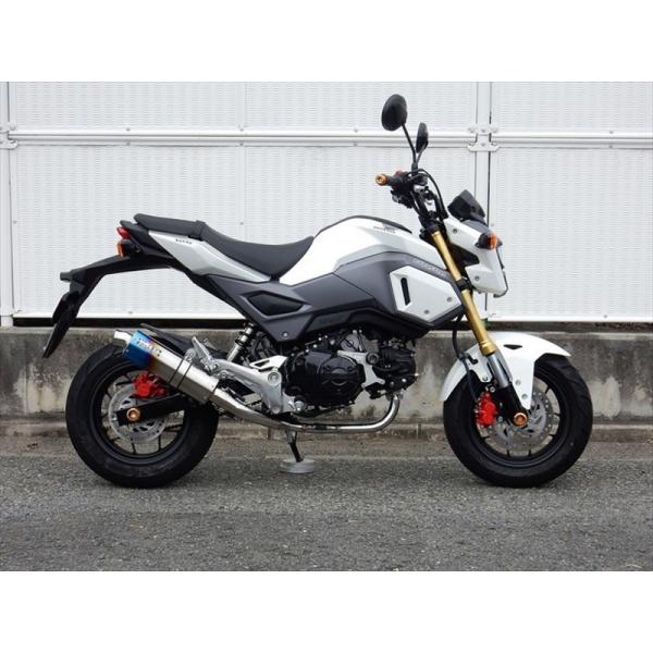 マフラー ダブルアールズ WR`S フルEX ショートオーバル 焼き色タイプ GROM 17-19(...