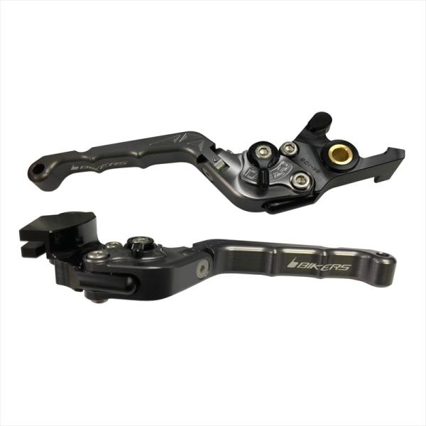 BIKERS(バイカーズ) レバーセット 可倒式 カーブタイプ グレー K0526-GRY ZX-2...