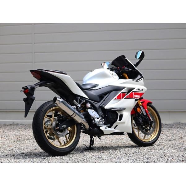 マフラー ダブルアールズ WR`S S O ラウンドステンレスサイレンサー YZF-R3 22-(8...