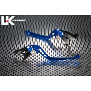 レバーセット GPタイプ/ロング BL/GD YZF-R1 02-03/YZF-R6 99-04 YA014-008-0504｜hatoya-parts