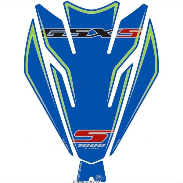 バイクパーツ 外装 モトグラフィックス タンクパッド BLU MT-TS029B