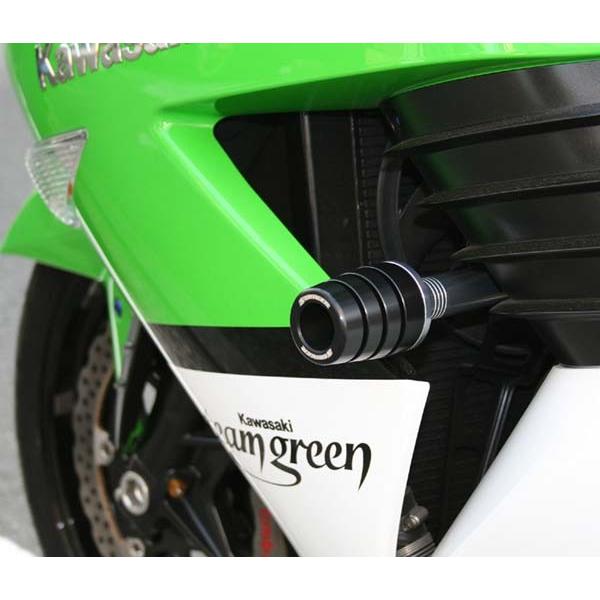 バイク STRIKER ストライカー ガードスライダー 耐熱オールブラック仕様　ZZR1400 ZX...