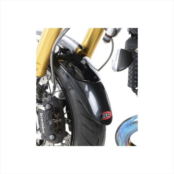 バイクパーツ 外装 アールアンドジー フロントフェンダーエクステンダーカーボン柄 RG-FERG03...