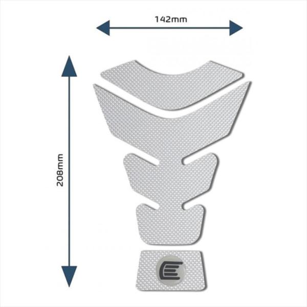 バイクパーツ 外装 アールアンドジー Eazi-Grip Tank Grips:PRO:CLEAR ...