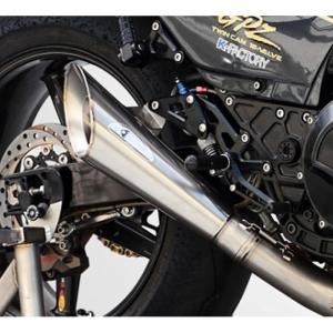 Kファクトリー バレルマフラー 焼き付け バイク 単車 60.5パイ 汎用 K-FACTORY（ケイファクトリー） Kファクトリー メガホンサイレンサー