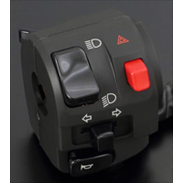 バイクパーツ 電装系 ピーエムシー ZXタイプハンドルスイッチ 左 174-1106