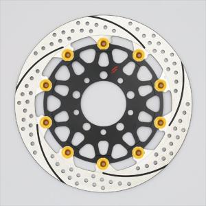 バイク  プレミアムR スリット＆ホール R MT-01 φ320 ピン:ゴールド