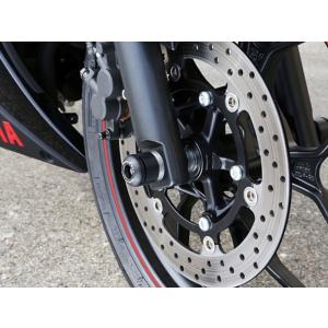 バイク BABYFACE ベビーフェイス アクスルプロテクター フロント BLK YZF-R25 15-17 006-AY006BK 取寄品 セール｜hatoya-parts