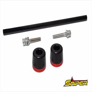 バイク 外装 スナイパー フロントアクスルスライダー 赤 Z650 17-19/Z650 20-/NINJA650 17-19/NINJA650 20- SP0150R 取寄品｜hatoya-parts