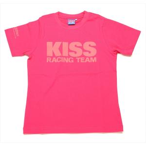 バイク KIJIMA キジマ KISS 2018Tシャツ ピンク ＃レディースS K1345P04 取寄品 セール｜hatoya-parts