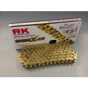 RK ドライブチェーン XXW Series 525XXW カラー:ED GOLD 長さ(リンク数