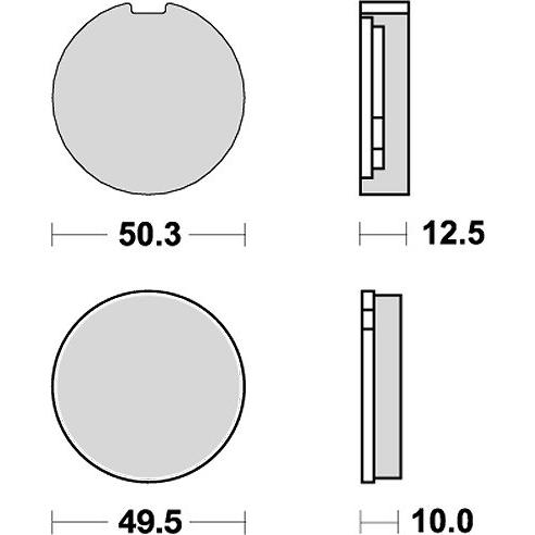 バイク KITACO キタコ SBSブレーキパッド 503HF GT380 Z2 73-76 777...