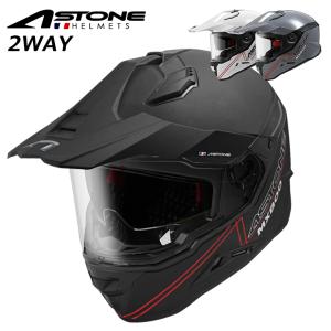 バイク用 ヘルメット    ASTONE アストン クロスオーバーヘルメット MX800　フルフェイス オフロード モタード エンデューロ 林道