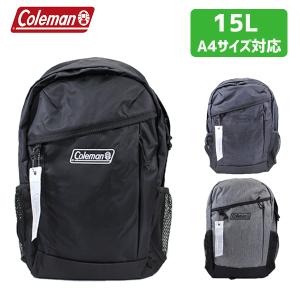 送料無料 Coleman コールマン リュック WALKER15 ウォーカー15 デイパック バックパック 15L A4 通学 通勤 旅行 アウトドア 男女兼用 ジュニア 撥水