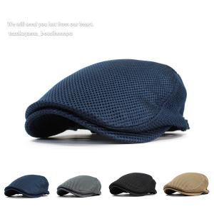 ハンチング 帽子 メンズ レディース エアメッシュ 春夏