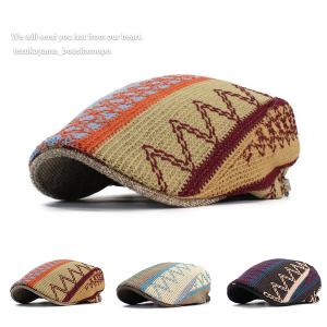 ハンチング 帽子 メンズ レディース ゴルフ サマーニット