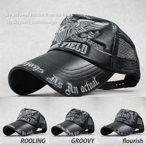 メッシュキャップ 帽子 キャップ メンズ アメカジ MOTORCYCLE
