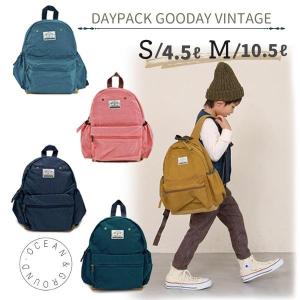 送料無料 Ocean＆Ground DAYPACK GOODAY VINTAGE ナイロンリュック リュック 入園準備 入園 通園 シンプル おしゃれ 男の子 女の子 ベビー キッズ 1825101｜Sun’s Market