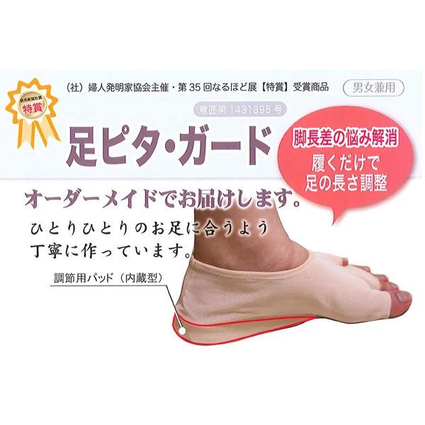足ピタ・ガード 股間節脱臼 脚長差 の悩み解消 痛さ軽減 足ピタガード