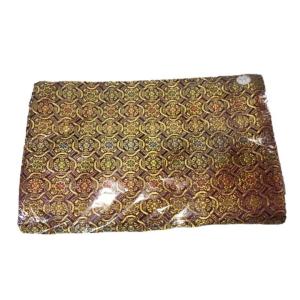 ◇錦ゆたん　[アズキ色　幾何学花柄　竹]　十三絃用　油単　琴用　箏用　琴カバー　覆い　布製　演奏会用　十三絃　１３絃　和楽器　邦楽器