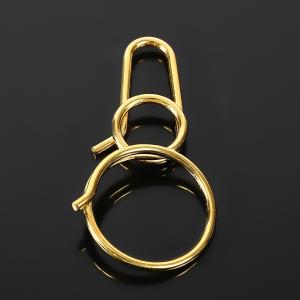 キーホルダー メンズ キーリング 金具 おしゃれ 車 バイク 真鍮 ブラス