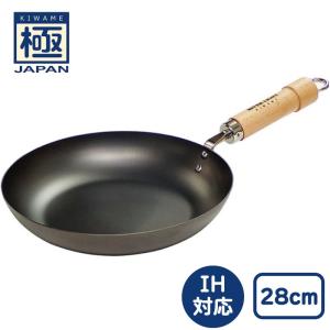 極JAPAN 炒め鍋 30cm リバーライト 日本製 鉄フライパン 鉄分摂取 IH