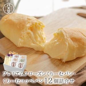 423 公式直営 八天堂 プレミアムフローズンくりーむパン・くりーむコッペパン12個詰合せ ギフト