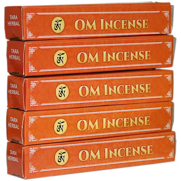 5個セット オム OM incense お香 御供 浄化 芳香 タシチョリン僧院 チベット難民協同組...