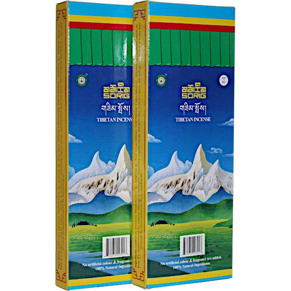 2個セット ソリッグ 大 (箱) Sorig Tibetan Incense お香 御供 瞑想 魔除...