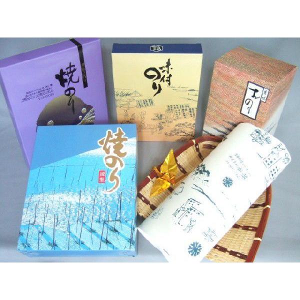 各種　焼のり　黒巻のり　化粧箱包装　例