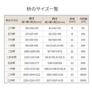 五勺枡【20個セット】 大橋量器 岐阜大垣升の詳細画像2