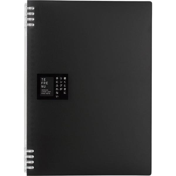 キングジム リングノート テフレーヌ A4 黒 9856TTEクロ