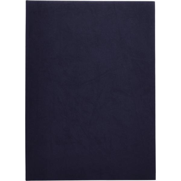 ナカバヤシ 額縁 証書ファイル 賞状ホルダー 二つ折り スエード調布クロス A4判 FSS-A4-B...