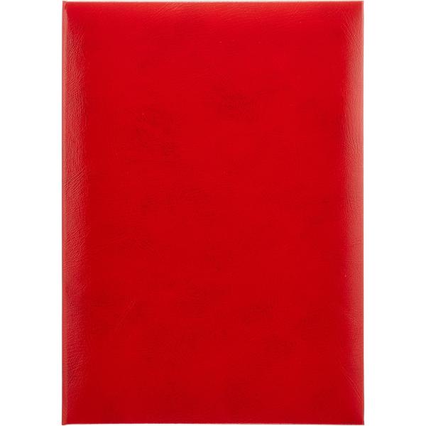 ナカバヤシ 証書ファイル 賞状ホルダー 二つ折り ビニールクロス A4判 赤 FSL-A4R